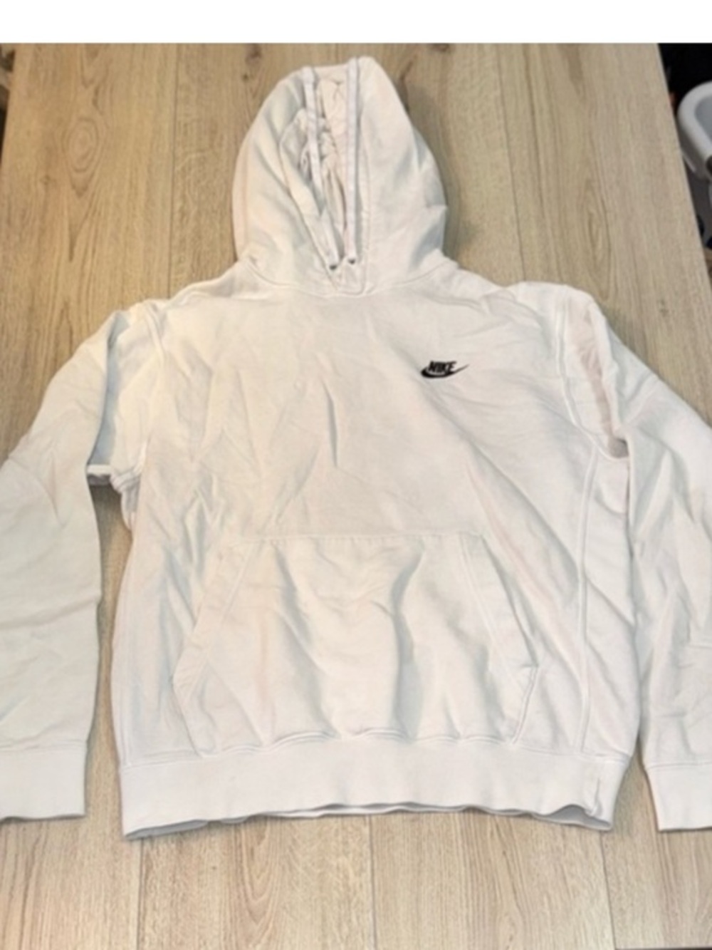 Nike White Pullover Hoodie hooded sweatshirt sweater